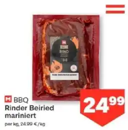 MPreis M BBQ Rinder Beiried mariniert Angebot