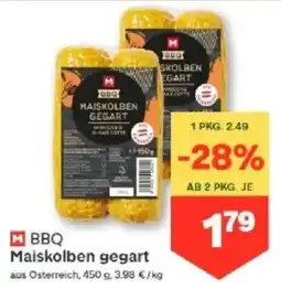 MPreis M BBQ Maiskolben gegart Angebot