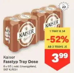 MPreis Kaiser Fasstyp Tray Dose Angebot