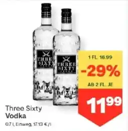 MPreis Three Sixty Vodka Angebot