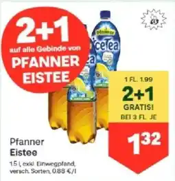 MPreis Pfanner Eistee Angebot