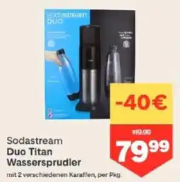 MPreis Sodastream Duo Titan Wassersprudler Angebot