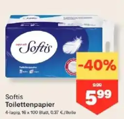 MPreis Softis Toilettenpapier Angebot