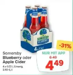 MPreis Somersby Blueberry Apple Cider Angebot