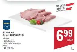 Metro Schweine Schalenschnitzel Angebot