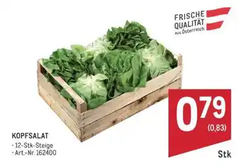 Metro Kopfsalat Angebot