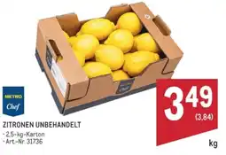 Metro Zitronen unbehandelt Angebot