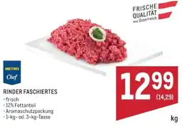 Metro Rinder- faschiertes Angebot