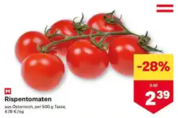 MPreis Rispentomaten Angebot