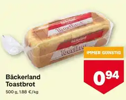 MPreis Backerland Toastbrot Angebot