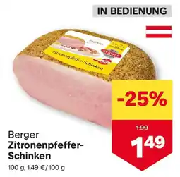 MPreis Berger Zitronenpfeffer- Schinken Angebot