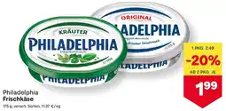 MPreis Philadelphia Frischkäse Angebot