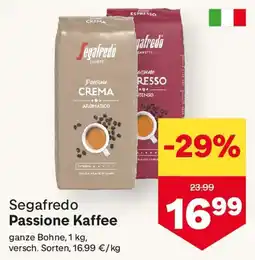MPreis Segafredo Passione Kaffee Angebot