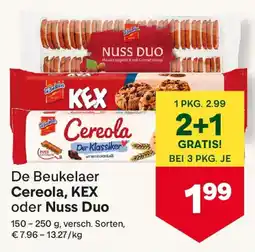 MPreis De Beukelaer Cereola, KEX oder Nuss Duo Angebot