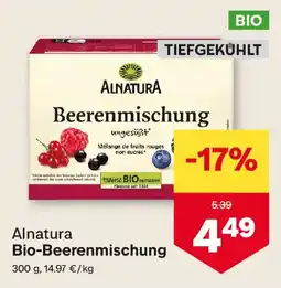 MPreis Alnatura Bio-Beerenmischung Angebot