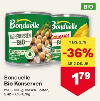 MPreis Bonduelle Bio Konserven Angebot