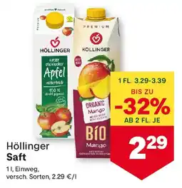 MPreis Höllinger Saft Angebot