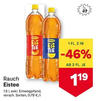 MPreis Rauch Eistee Angebot