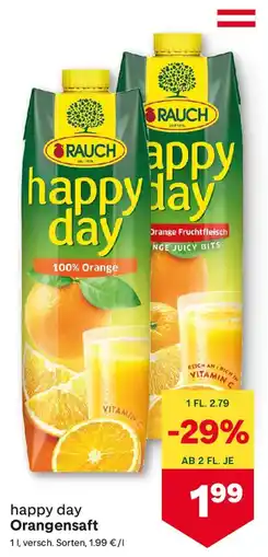 MPreis happy day Orangensaft Angebot