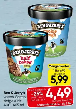 Spar Ben & Jerry's half baked Angebot