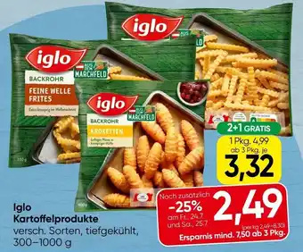 Spar Iglo Kartoffelprodukte Angebot