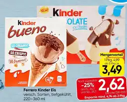 Spar Ferrero Kinder Eis Angebot