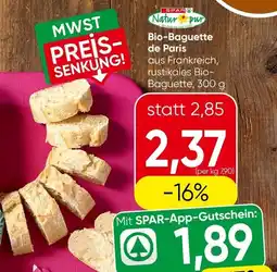 Spar Bio-Baguette de Paris Angebot