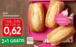 Spar Ciabattaweckerl Angebot