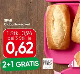 Spar Ciabattaweckerl Angebot