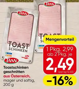 Spar TANN Toastschinken Angebot