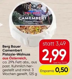 Spar Berg Bauer Camembert Pistazie-Walnuss Angebot