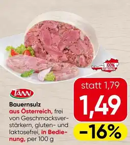 Spar TANN Bauernsulz Angebot