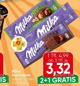 Spar Milka Schokolade Angebot