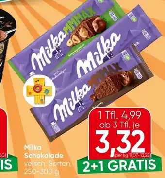 Spar Milka Schokolade Angebot
