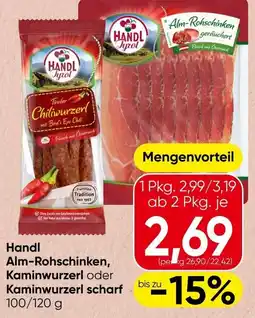 Spar Handl Alm-Rohschinken Angebot