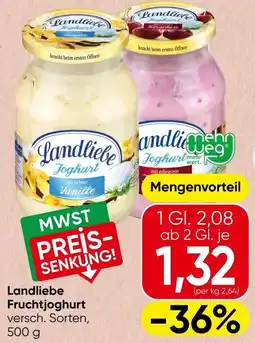 Spar Landliebe Fruchtjoghurt Angebot