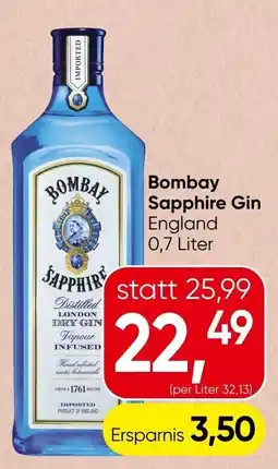Spar Bombay Sapphire Gin Angebot