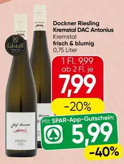 Spar Dockner Riesling Kremstal DAC Antonius Angebot
