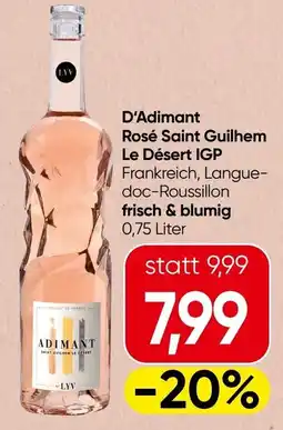 Spar D'Adimant Rosé Saint Guilhem Le Désert IGP Angebot