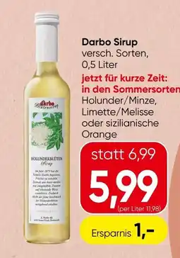 Spar Darbo Sirup Angebot