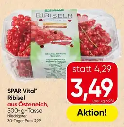 Spar SPAR Vital* Ribisel aus Österreich Angebot
