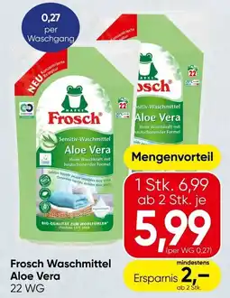 Spar Frosch Waschmittel Aloe Vera Angebot