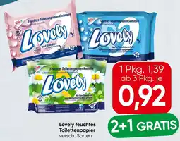 Spar Lovely feuchtes Toilettenpapier Angebot