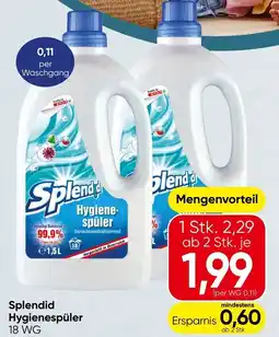 Spar Splendid Hygienespüler Angebot
