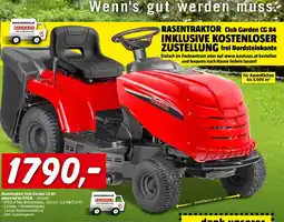 Bauhaus Rasentraktor club garden cg 84 powered by stiga Angebot
