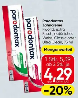 Spar Parodontax Zahncreme Angebot