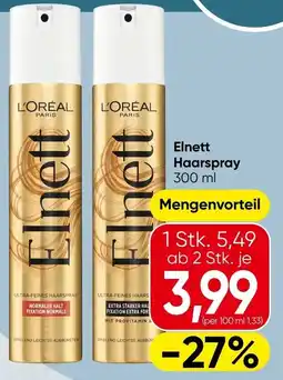 Spar Elnett Haarspray Angebot