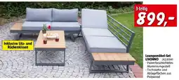 Bauhaus Loungemöbel set livorno Angebot