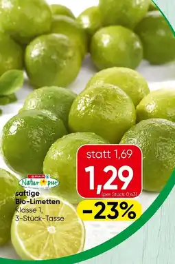 Spar SPAR Natur pur saftige Bio-Limetten Angebot