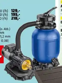 Bauhaus Sandfilteranlage Angebot